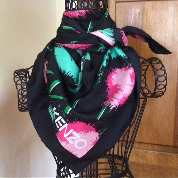 KENZO X H&M Scarf 79cmX79cm - Picture 3 of 6
